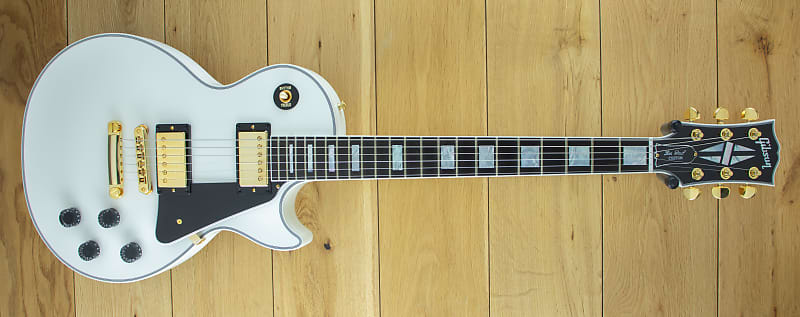 Gibson Custom Les Paul Custom Alpine White Ebony Fingerboard CS302394 image 1