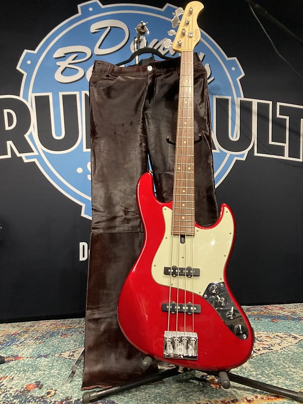 Tom Hamilton's Aerosmith, Sadowsky Red NYC 4-String Bass, PLUS Stage Worn Cowhide Pants!! AUTHENTICATED!! (TH2 #10) image 1