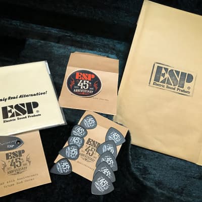 ESP M-II 45th Limited Bondi Blue Anniversary Electric Guitar + Case 15 Worldwide! SN #1!! NUMBER 1 image 4