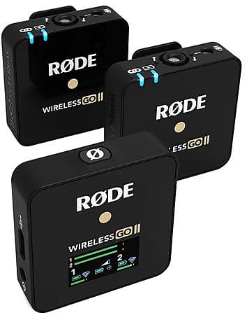 Rode Wireless Go II Dual Compact Wireless Microphone System 2.4GHz image 1
