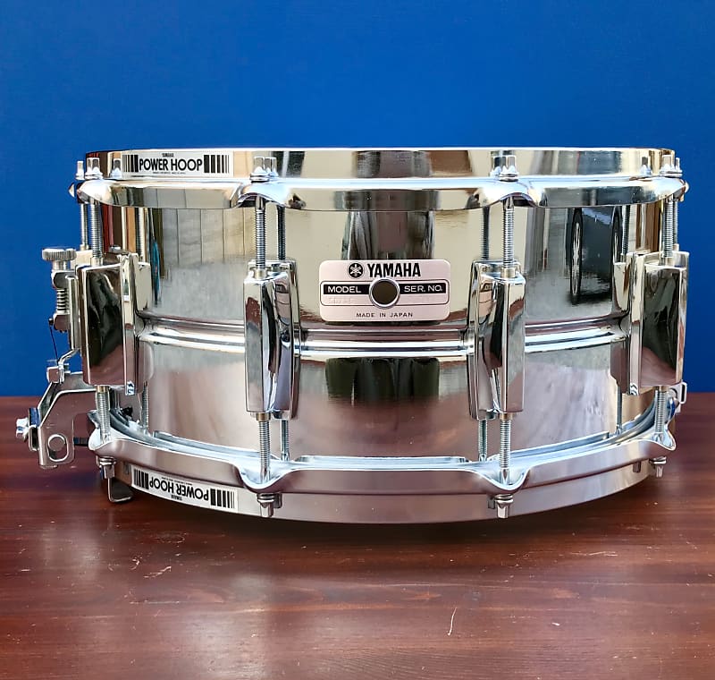 Yamaha SD-296 6.5x14" 10-Lug Steel Snare Drum image 1