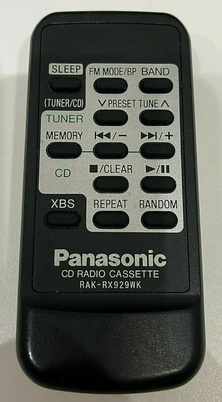 Panasonic - RX-DS17 cheapest - Portable CD Cassette Radio Boombox with Remote Control