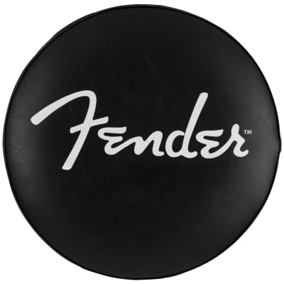 Fender Spaghetti Logo Pick Pouch Barstool 24 Black/Chrome t