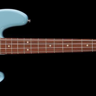 Fender Vintera '60s Jazz Bass Daphne Blue Bass Guitar - MX20131693-8.95 lbs image 2