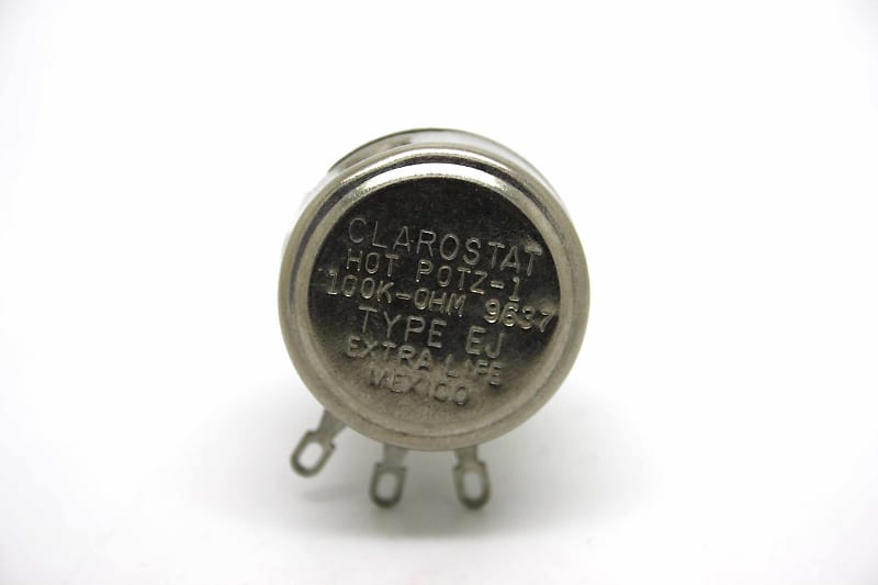 NOS DUNLOP HOT POTZ I 100K POTENTIOMETER BY CLAROSTAT FOR