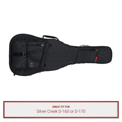 Gator Charcoal Transit Case fits Silver Creek D-160 or D-170 for sale