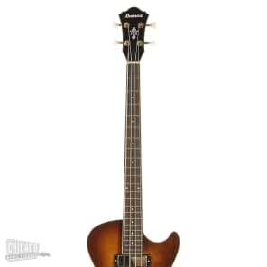 Ibanez AGB200 Artcore Semi Hollow Body Bass Violin Sunburst Reverb