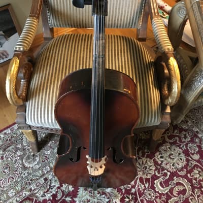 Kay model 55 (3/4 size cello). 1941. Brown image 1