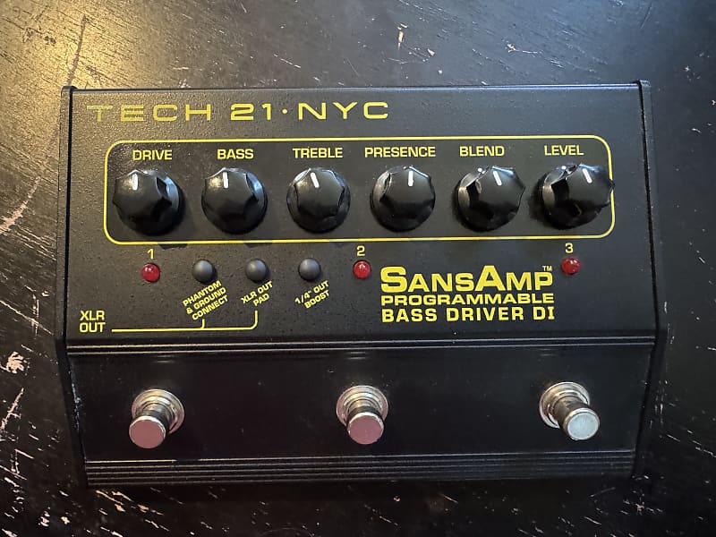 Tech 21 Sansamp Programmable Bass Driver