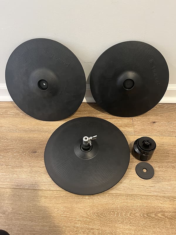 Roland V Drums Cymbals VH-10 Hi Hat CY-12C Crash CY-13R Ride Electric Drum  Pads