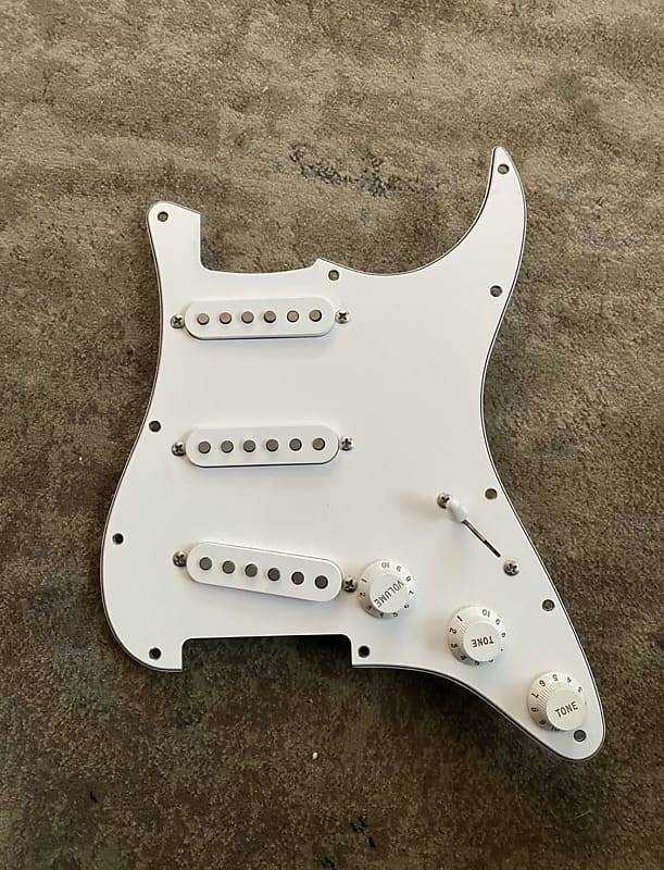 Fender 2002 White Highway One Stratocaster prewired  pickguard 1 image 1