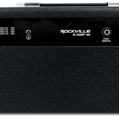Rockville G-AMP 40 Guitar Amplifier Amp 10" Speaker/Bluetooth/USB/Footswitch+Mic image 13