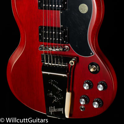 Gibson SG Standard '61 Faded Maestro Vibrola Vintage Cherry Satin (319) for sale