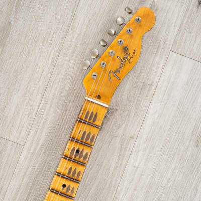Fender Custom Shop Limited Edition Dual P90 Tele Relic Guitar, Black Paisley image 9