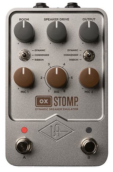 ギター Universal Audio OX STOMP Universal Audio OX Stomp: world-class cab sim hampered by