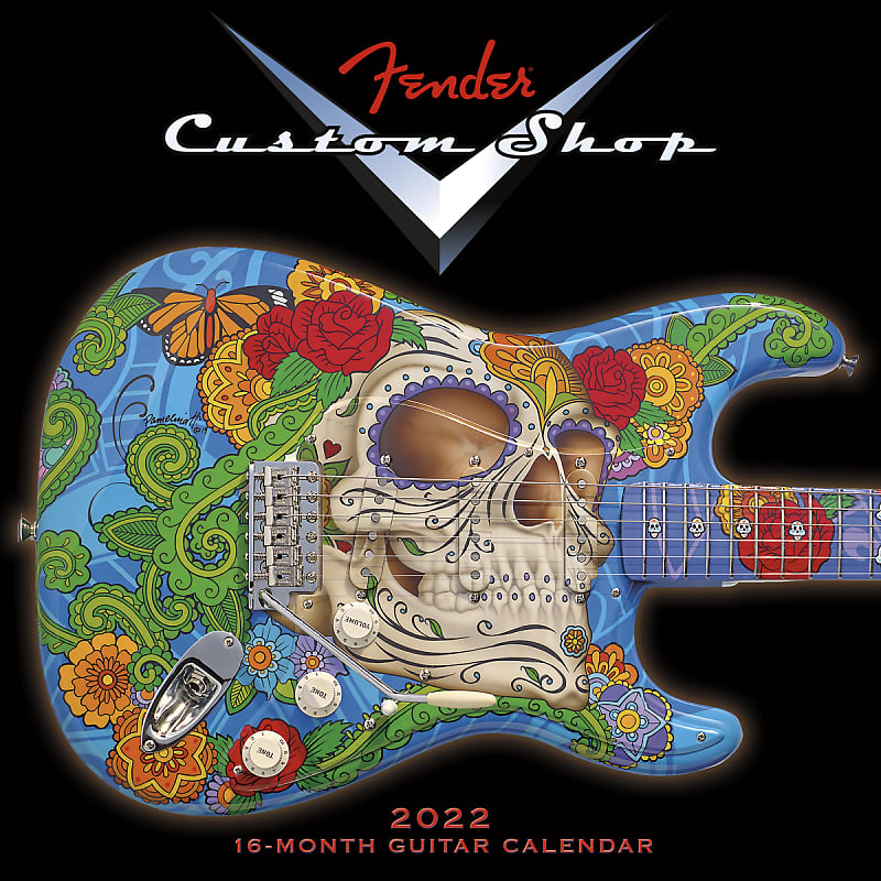 919-0160-000 Fender 2022 Custom Shop Calendar Bass/Guitar image 1