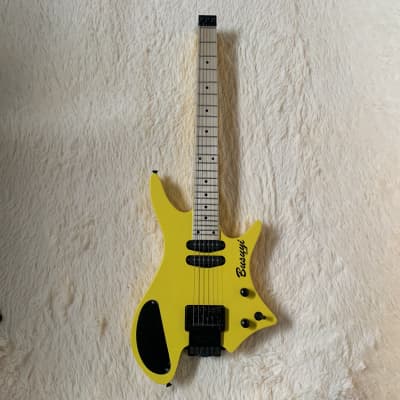4 String Short Scale Neck Through Bass/6 String  Tremolo Busuyi Double Sided, Headless  Guitar (5/5 Review on Reverb) image 2