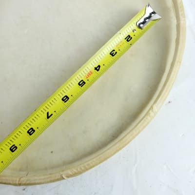 Gretsch 14"Resonant Calf Skin Tom/Snare Side Drum Head Vintage 40s USA 2x Splits image 4