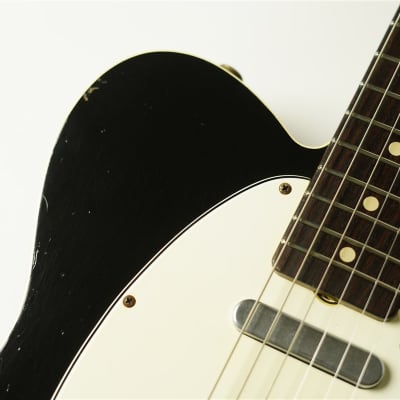 Fender Custom Shop Masterbuilt Vincent Van Trigt 1963 Custom Telecaster Journeyman Relic 2020 - Aged Black [BG] image 10