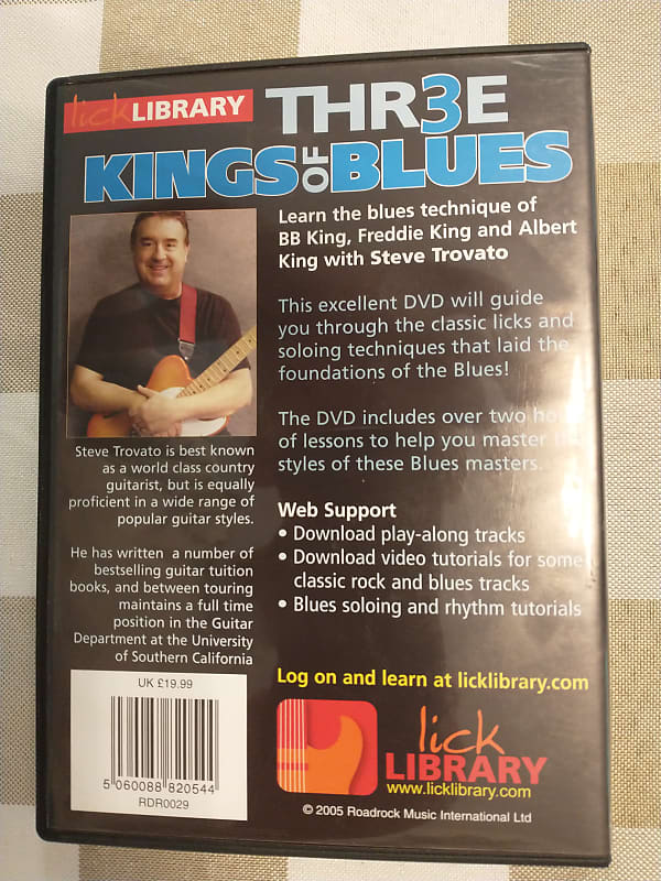 Lick Library Three Kings of Blues DVD | Reverb