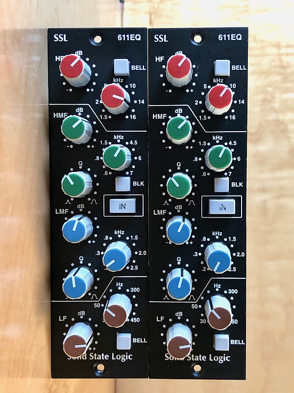 Solid State Logic SSL 611 EQ 500 Series Equalizer Module - MATCHED PAIR