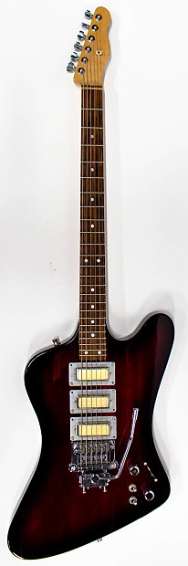 Custom Firebird Baritone Guitar with Stetsbar and 3x Roadhouse Gold Foil Mini Humbuckers USACG