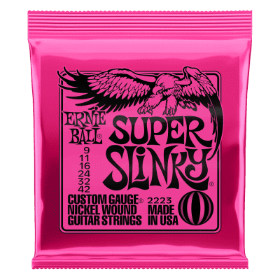Ernie Ball Super Slinky Electric Guitar Light .009-.042