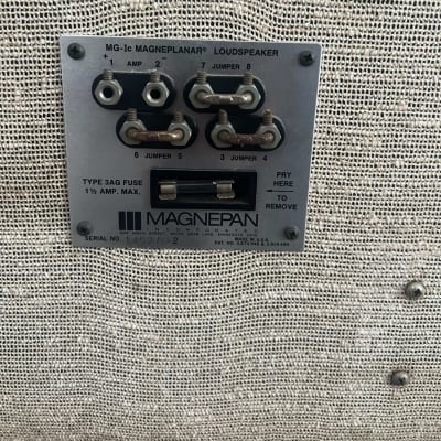 Vintage MAGNEPAN MAGNEPLANAR MG-Ic Full Range Planar Speakers image 2