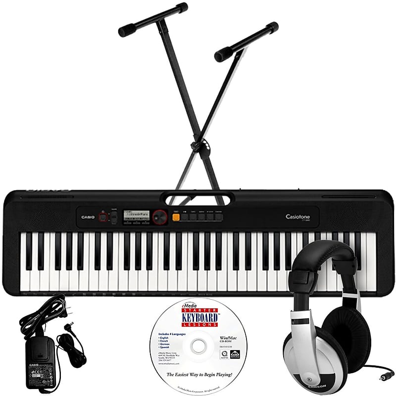Casio CT S Casiotone Portable Electronic Keyboard with USB, EPA Pack,  with Stand, PSU, Headphones