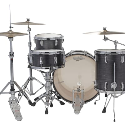 Ludwig Legacy *Pre-Order* Exotic Charcoal Satin Pro Beat 14x24_9x13_16x16 Drums | Special Order | Authorized Dealer image 3