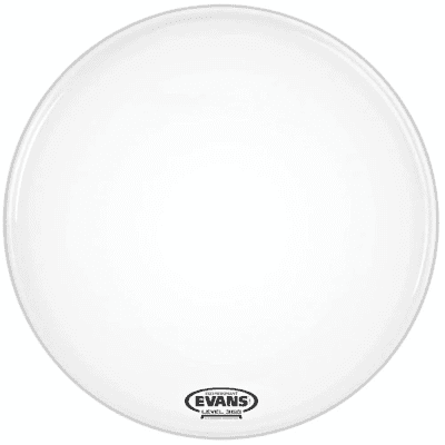Evans BD24RSW-NP EQ3 Resonant Smooth White Bass Drum Head with No Port - 24"