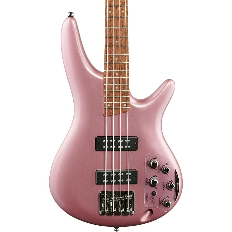 Ibanez SR300E Electric Bass, Pink Gold Metallic image 1