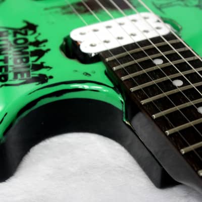 Custom Painted and Upgraded  Epiphone LP Special ll -Aged and Worn With Graphics and Matching Headstock Bild 14