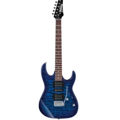 Ibanez GRX70QA-TBB Gio RX Transparent Blue Burst Electric Guitar for sale