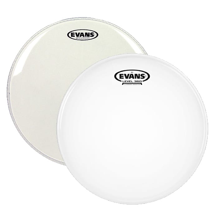 Evans 8" Coated Batter and Resonant Tom Heads B08G1 & Reverb
