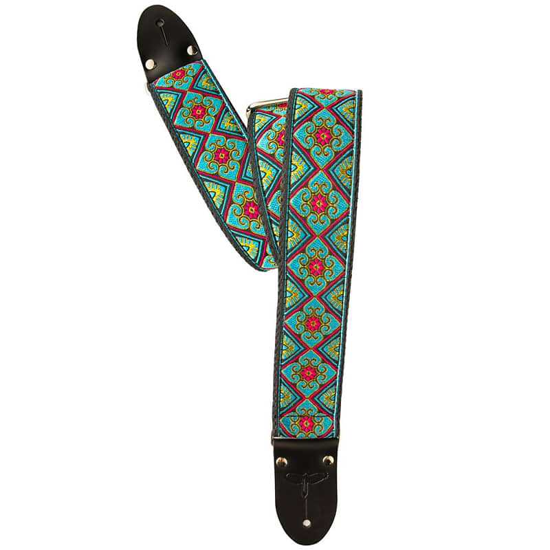 Paul Reed Smith Deluxe 2" Retro Guitar Strap - Teal image 1