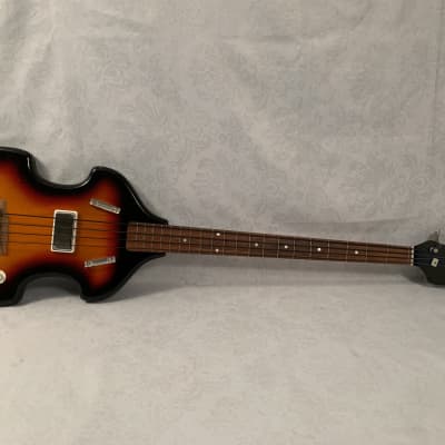 Vintage 1967 Airline Model 7289 Violin Bass Guitar Valco Supro Rare & Original image 1