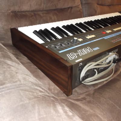 Korg Poly-61 Synthesizer Replacement Solid Walnut Chassis / Body / Case image 9