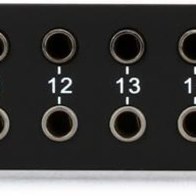 Neutrik NYS-SPP-L1 48-point 1/4" TRS Balanced Patchbay  Bundle with Hosa DTP-802 8-channel DB25 to 1/4 inch TRS Snake - 6.6 foot image 2
