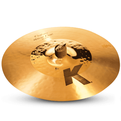 パーカッション・打楽器 Zildjian K Custom Hybrid Crash 18 Zildjian 18 inch K Custom Hybrid Crash Cymbal | Sweetwater