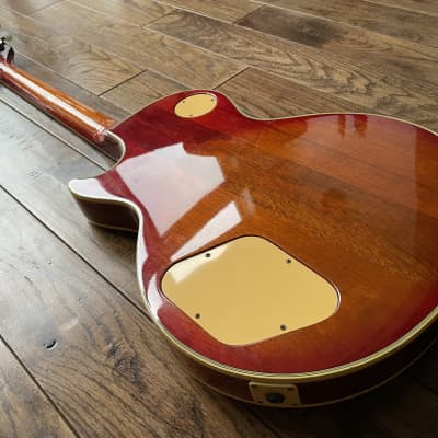 1980s Burny RLC Custom Ace Frehley Electric Guitar 3 Pickups LP Dimarzio Upgrade gibson Burst image 11