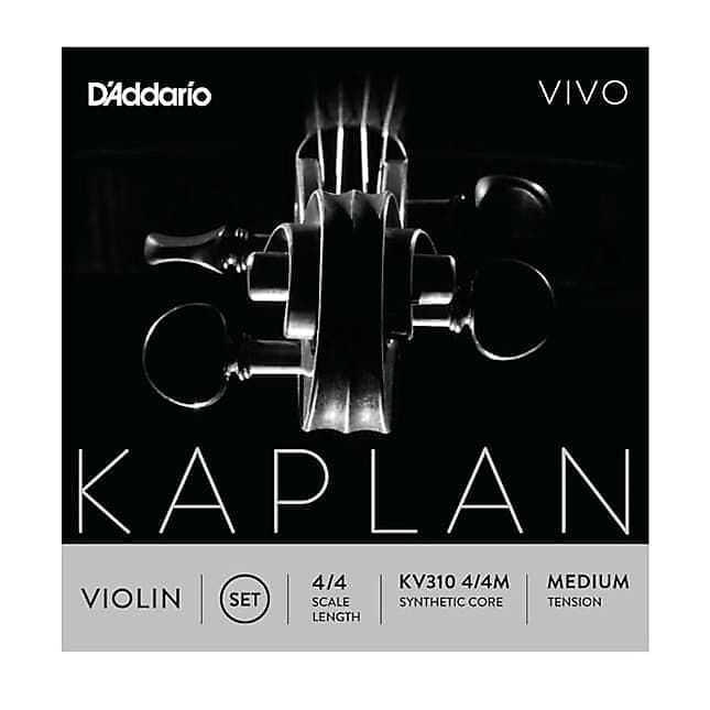 D'Addario KV310 4/4M Kaplan Vivo 4/4 Scale Violin Strings - Medium Tension image 1