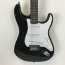 Used Squier STRATOCASTER Electric Guitars Black