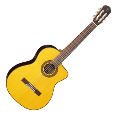 Takamine GC5CELH-NAT Left Handed G-Series Acoustic Electric Classical Guitar in Natural Finish image 1