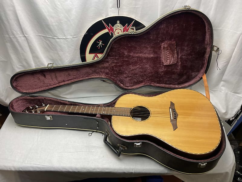 Petros Guitars High Cliff Rose Acoustic Guitar with Case | Reverb