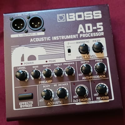 Boss AD-5 Acoustic Instrument Processor 2000s - Brown