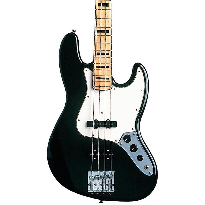 Fender MIM Geddy Lee Jazz Bass -Black image 1