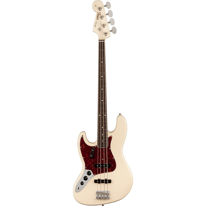 Fender  American Vintage II 1966 Jazz Bass Left-Hand, Rosewood Fingerboard, Olympic White image 1