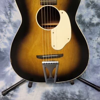 Vintage 1969 Fender by Harmony F1000 Stella Pro Setup New Strings Gigbag image 2