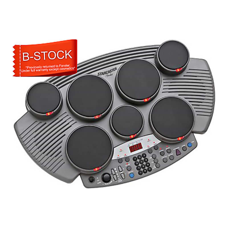 BStock Fender TT1 Starcaster Electronic TableTop Drum Kit Reverb